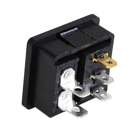 Power connector C8 male plug met tuimelschakelaar inbouw 02